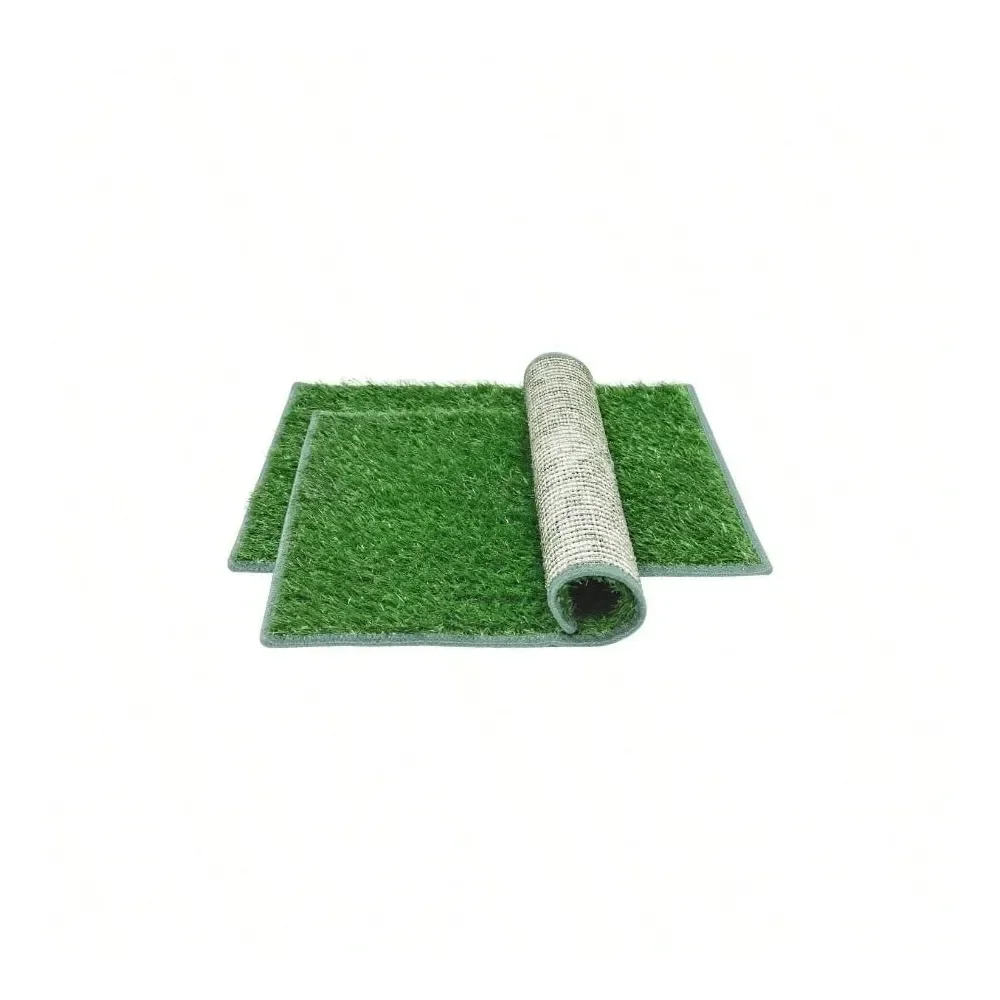

Dog Grass Pee Pad 39.4u201Dx 31.5u201D 1 Pack Professional Indoor Outdoor Potty Training Rug Large Grass Turf With Excellent Dr