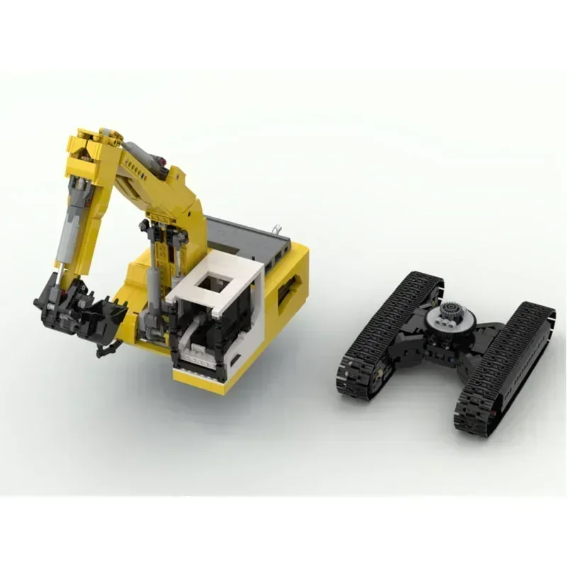 MOC-31588 RC الكهربائية المنطقة الحضرية حفارة الجمعية الربط بنة نموذج • 1858 أجزاء الكبار الاطفال عيد ميلاد لعبة هدية