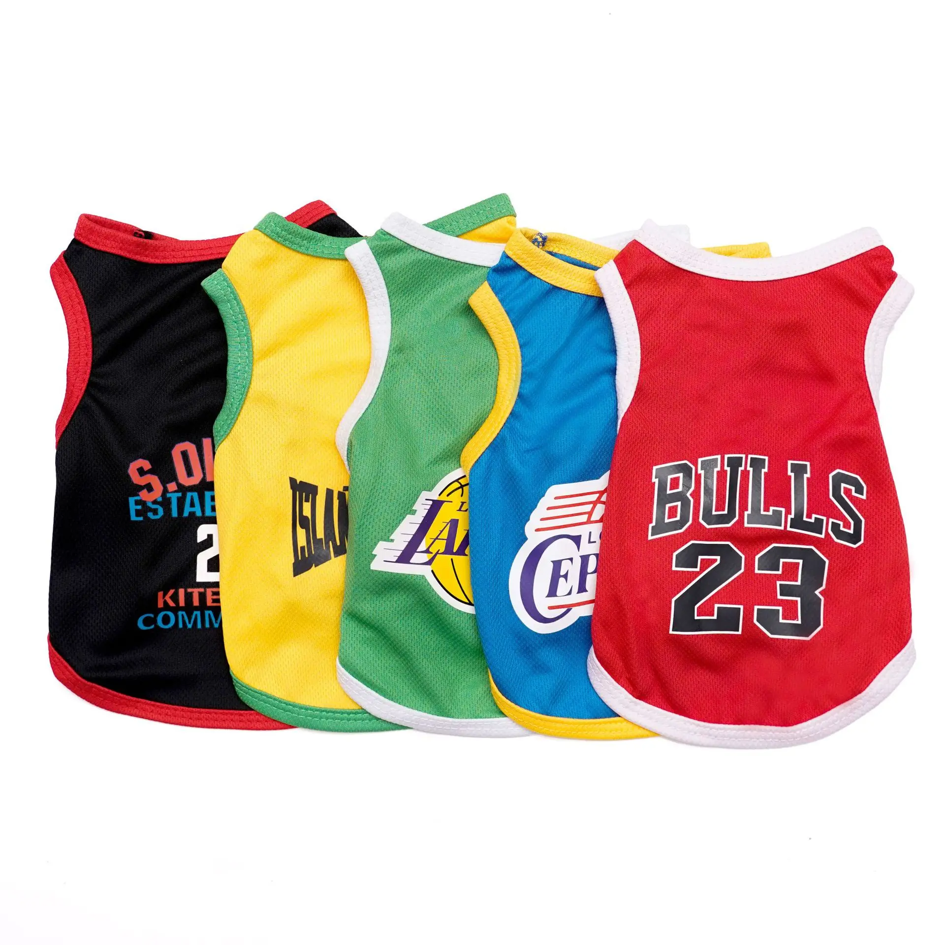 Summer New Pet Basketball Vest Quick-Drying Small and Medium-Sized Dogs Teddy than Panda Clothes