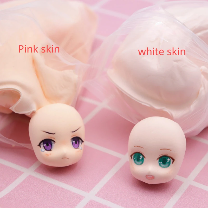 100g/bag White/Pink Skin Tone Super Light Clay Air Dry Soft Modeling Clay for DIY Doll Figurine Anime Figure Handcraft Material