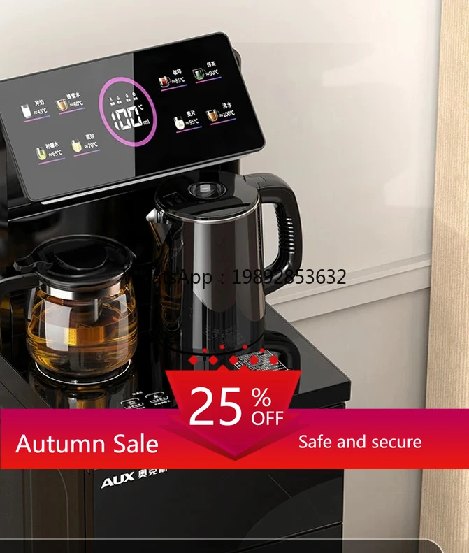 

vertical intelligent water dispenser under the bucket hot and cold multi-function automatic bottled water tea bar machine