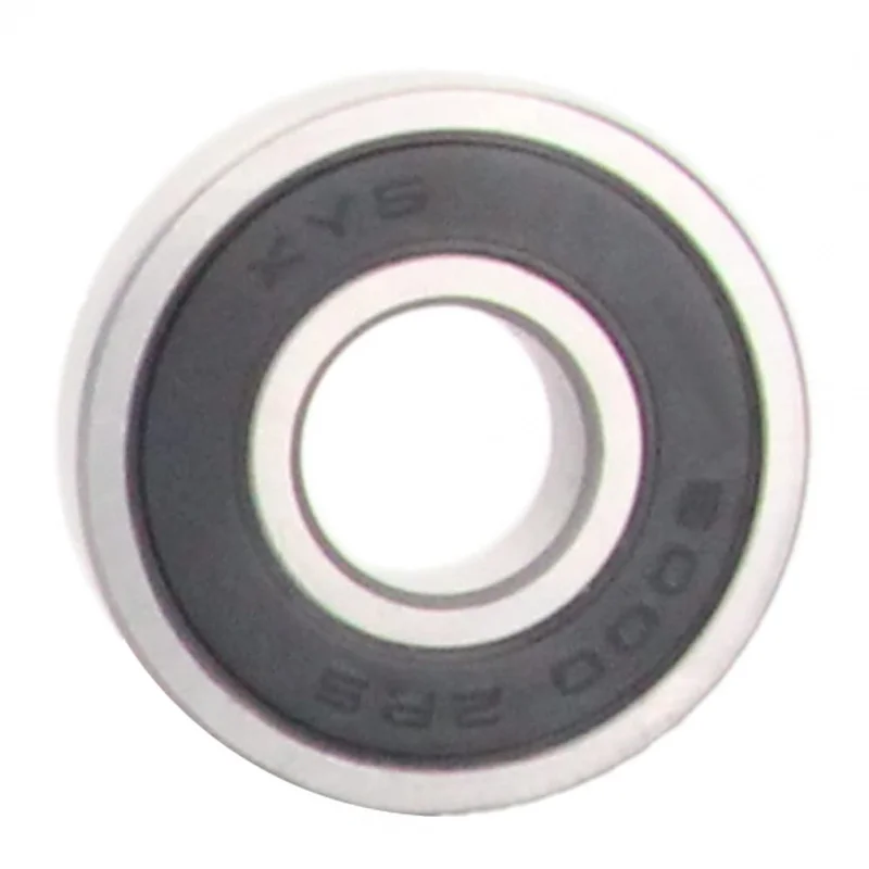 2 ชิ้น 6000-2RS ตลับลูกปืน, ตลับลูกปืนเม็ดกลมร่องลึกขนาดเล็ก 10x26x8 มม.(IDxODxTHK) ตลับลูกปืนสเก็ตบอร์ดซีลยางคู่