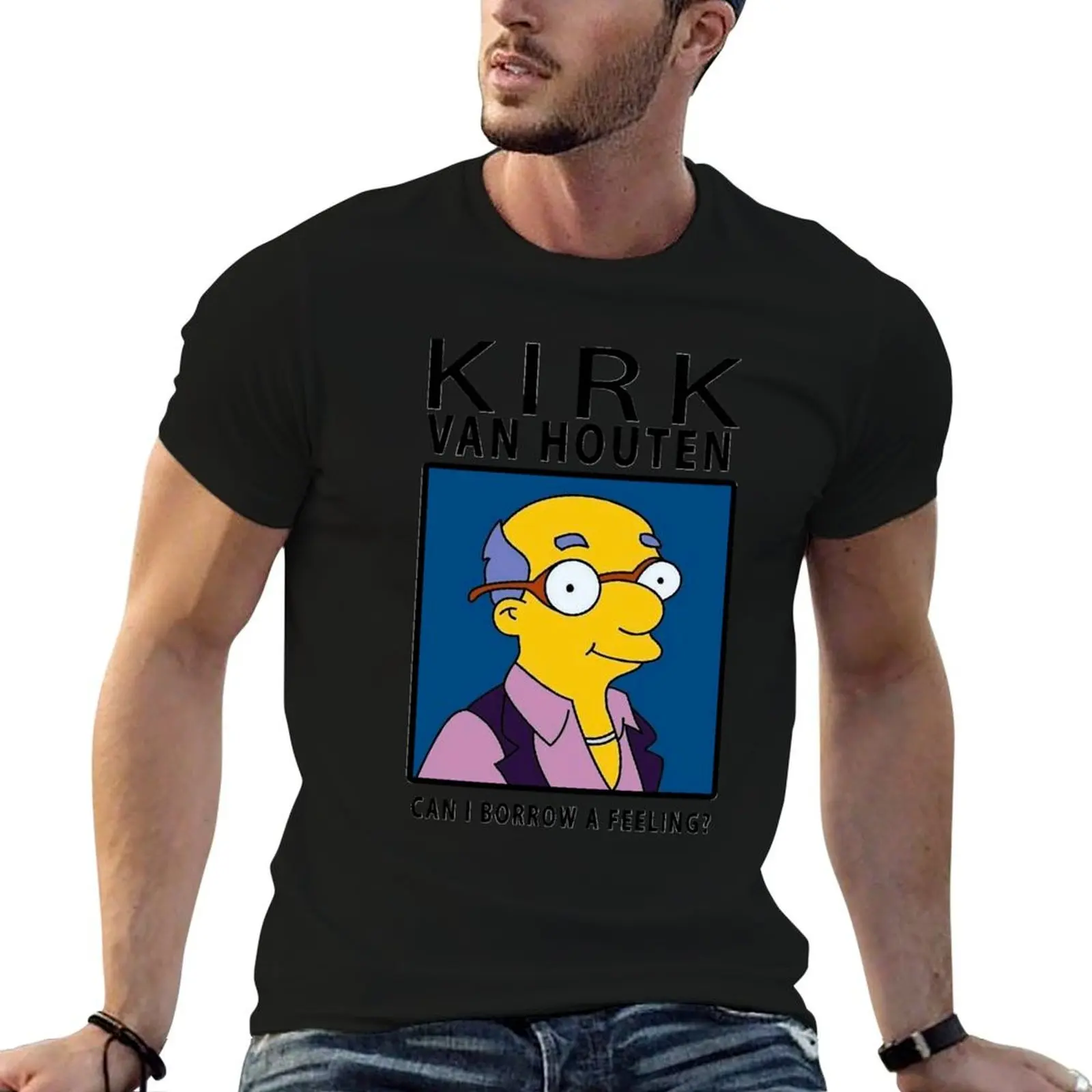 Kirk-Van-Funny-Houtens T-Shirt Herren T-Shirt Luxus T-Shirt Herren 100 % Baumwolle Luxusmarke T-Shirt personalisiertes T-Shirt