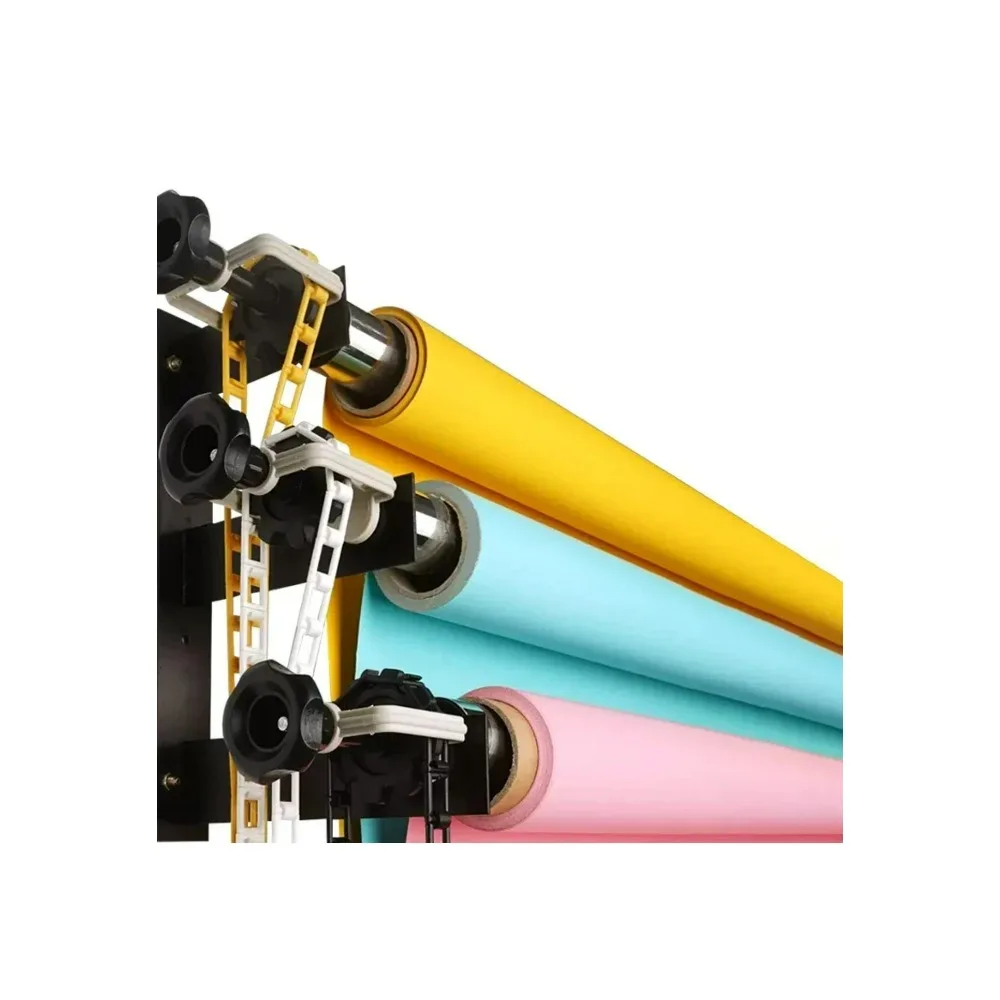 Manual Background Support System – Photography Backdrop Roller Stand, Hand-Pulled Lifting Bracket for Studio Paper or Cloth
