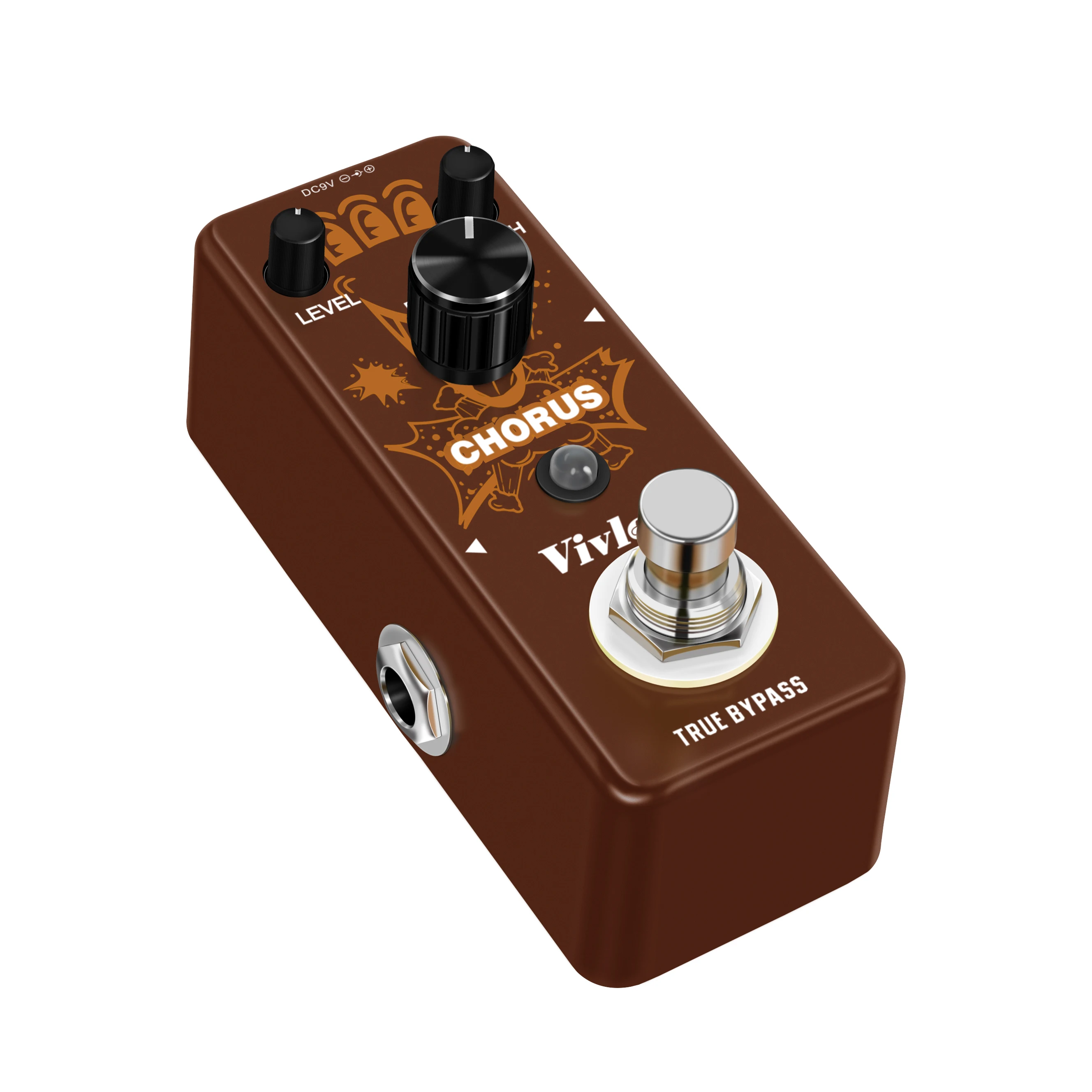 Vivlex Analog Chorus Guitar Effect Pedal Mini Single Pedal Classic Warm Chorus Tone Rate Depth Control for Electric Guitar view 3