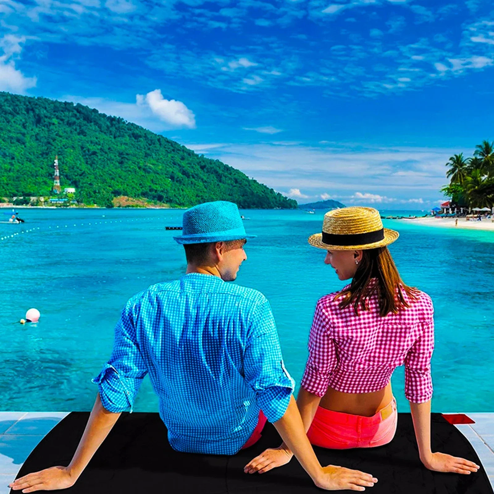 1 قطعة #   70x110 سنتيمتر في الهواء الطلق التخييم سجادة للرحلات للطي المحمولة جيب بطانية نايلون خفيفة الوزن مقاوم للرطوبة مقاوم للماء شاطئ حصيرة