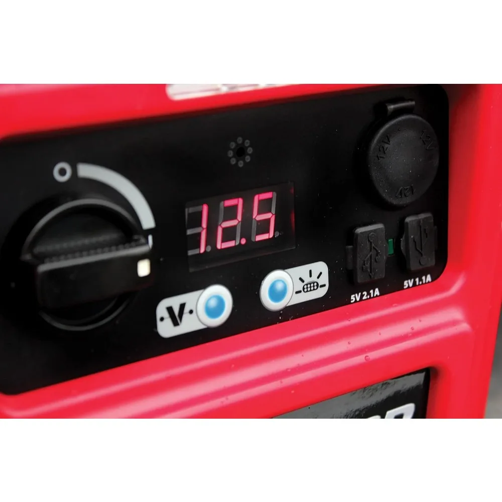 Clore Automotive Jump-N-Carry JNC770R 1700 Peak Amp Premium 12 Volt Jump Starter - أحمر