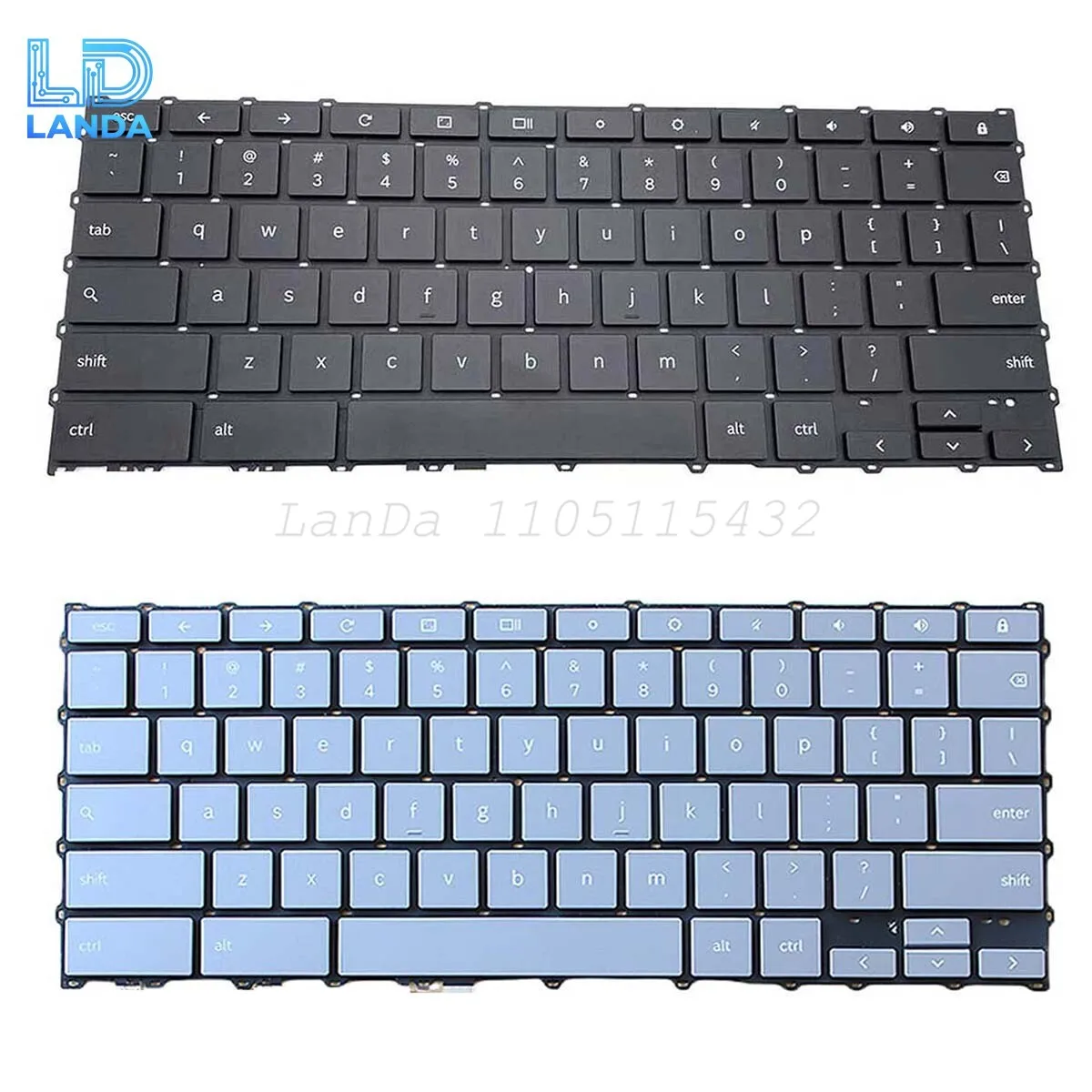 

Laptop Keyboard For Samsung Chromebook XE530QDA 20A2B-US Backlit