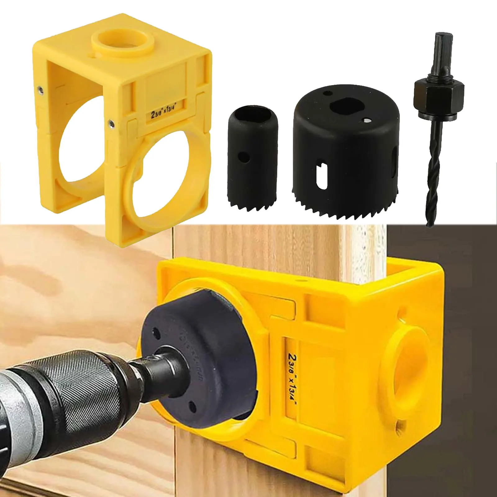 

DIY Projects Carbon Steel Hole Cutter Carbon Steel Hole Saws Set Wooden Doors Drill Bit Long-lasting Materials