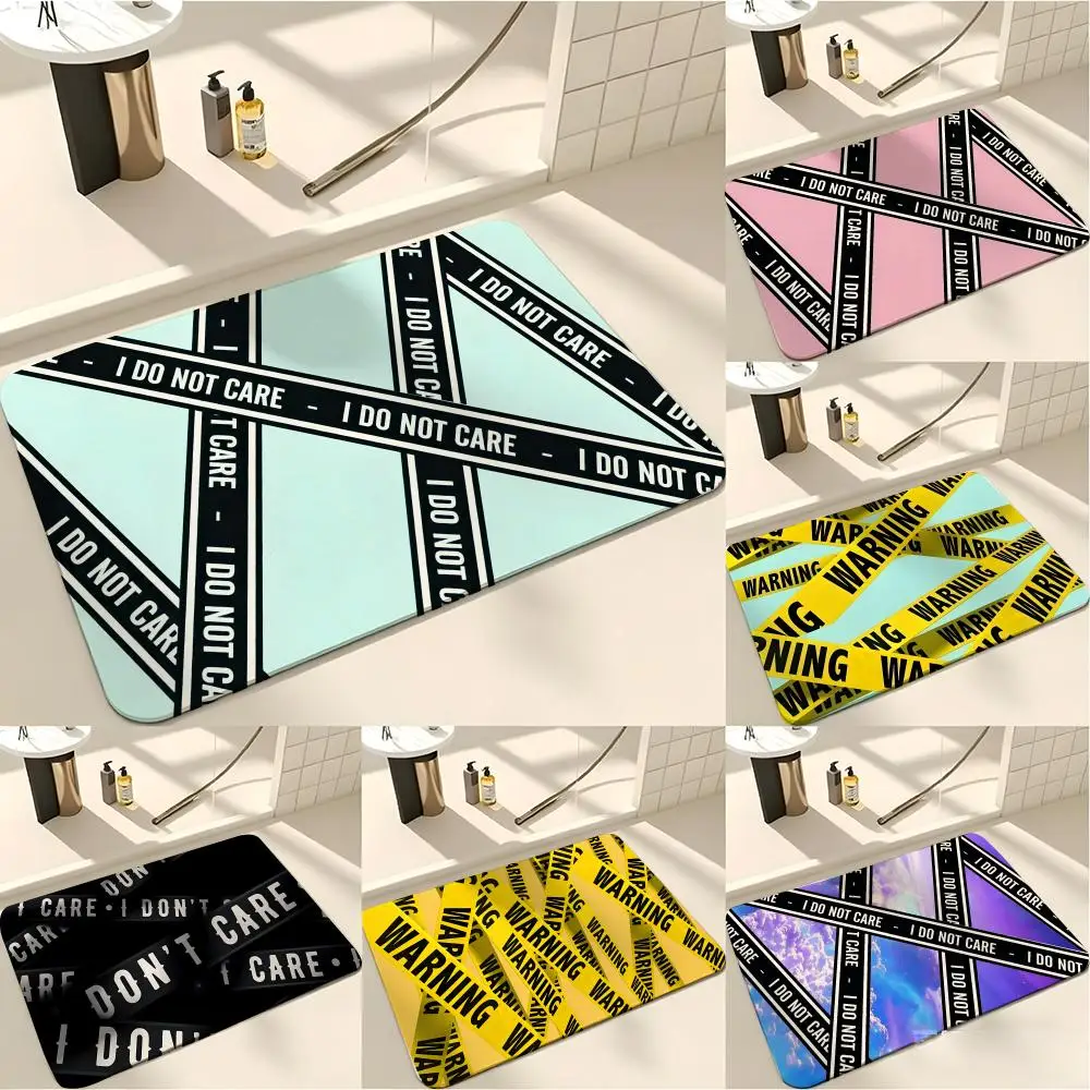 ANIME A-American Retro Floor Mat Absorbent Floor Mat Non-Slip Entrance Rug for Bathrooms Restrooms and Toilets