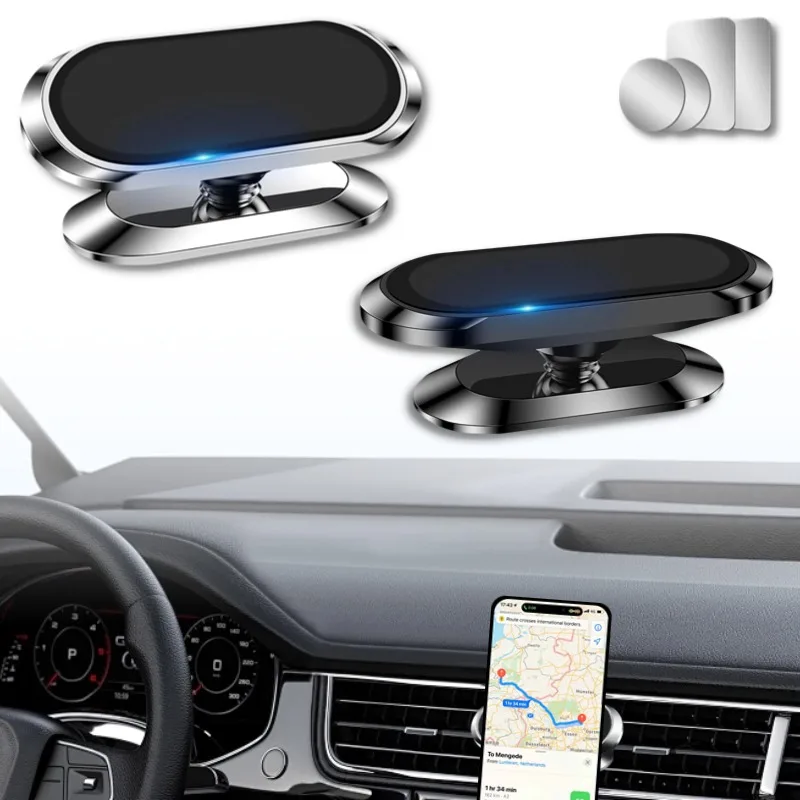 Magnetic Car Phone Holder Stand 360 Rotation Cell Phone Holder Air Vent Magnet Mount GPS Support in Car for iPhone Xiaomi Huawei