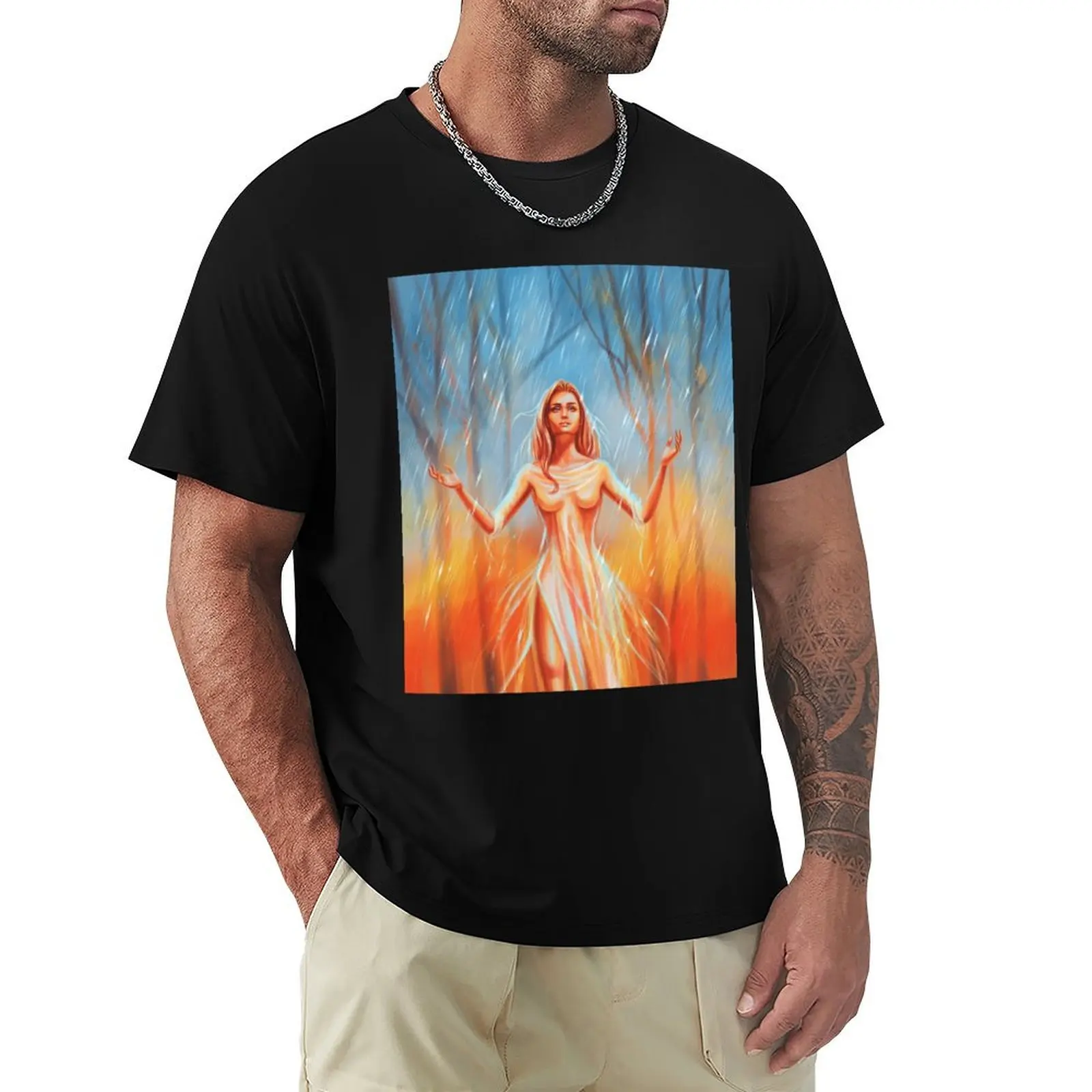 Praying for rain T-Shirt Light Athletic Short Sleeve Tee Shirt