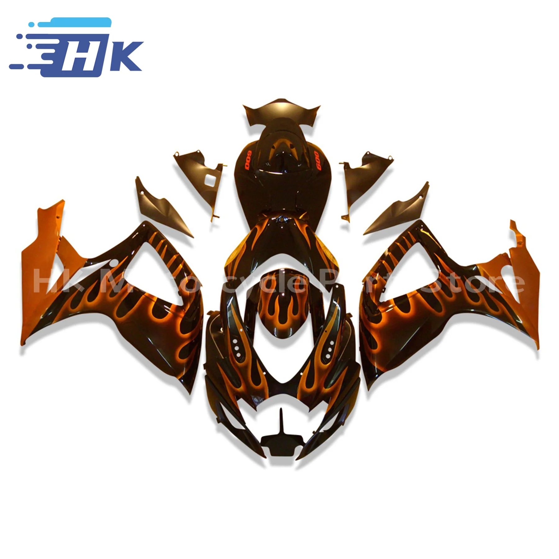 

Подходит для GSXR 600 750 2006 2007 K6 GSXR600 GSXR750 06 07, полный обтекатель из АБС-пластика, комплект обтекателей для кузова мотоцикла