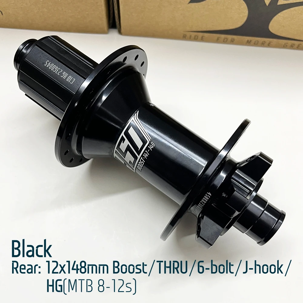 Koozer 450 Boost Rear Hub HG XD MS 8-12s 28H 32 Hole Cr-Mo Steel