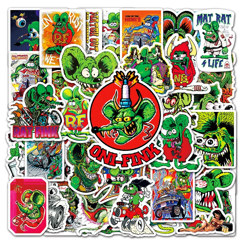 50 Stück Rat Fink Graffiti-Auf – Card Game Kids Bewertung und Preis