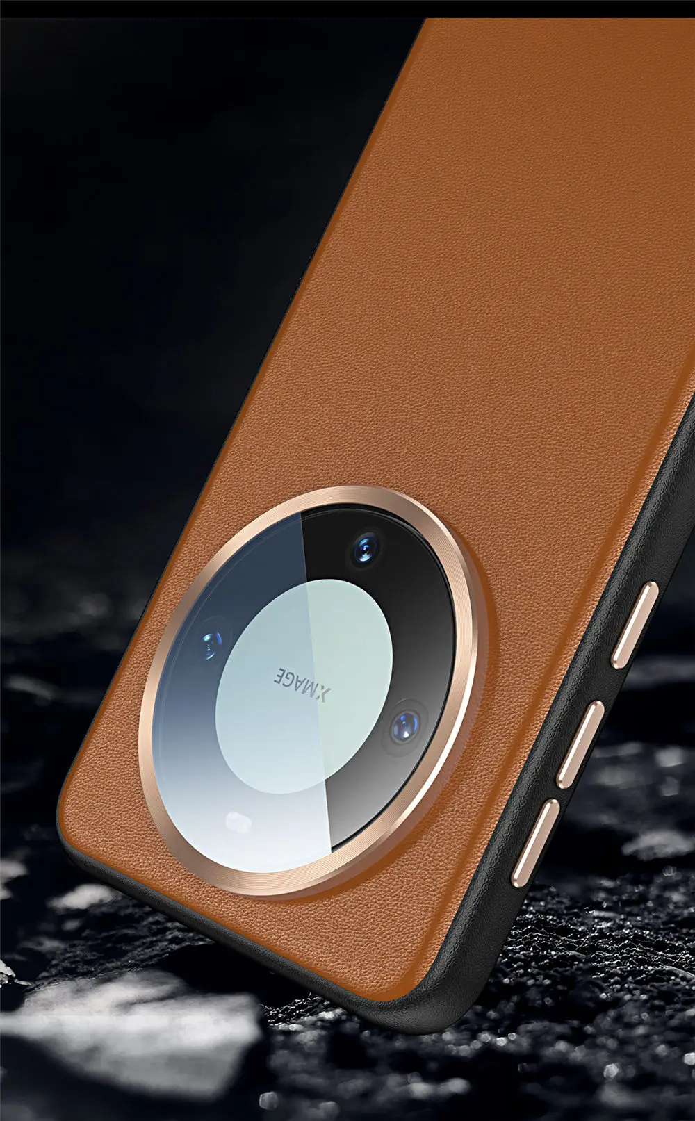 เคสลายลิ้นจี่หนังวัวแท้สำหรับ Honor Magic6 Pro 6 Business ปกป้องทุกส่วนของเครื่อง