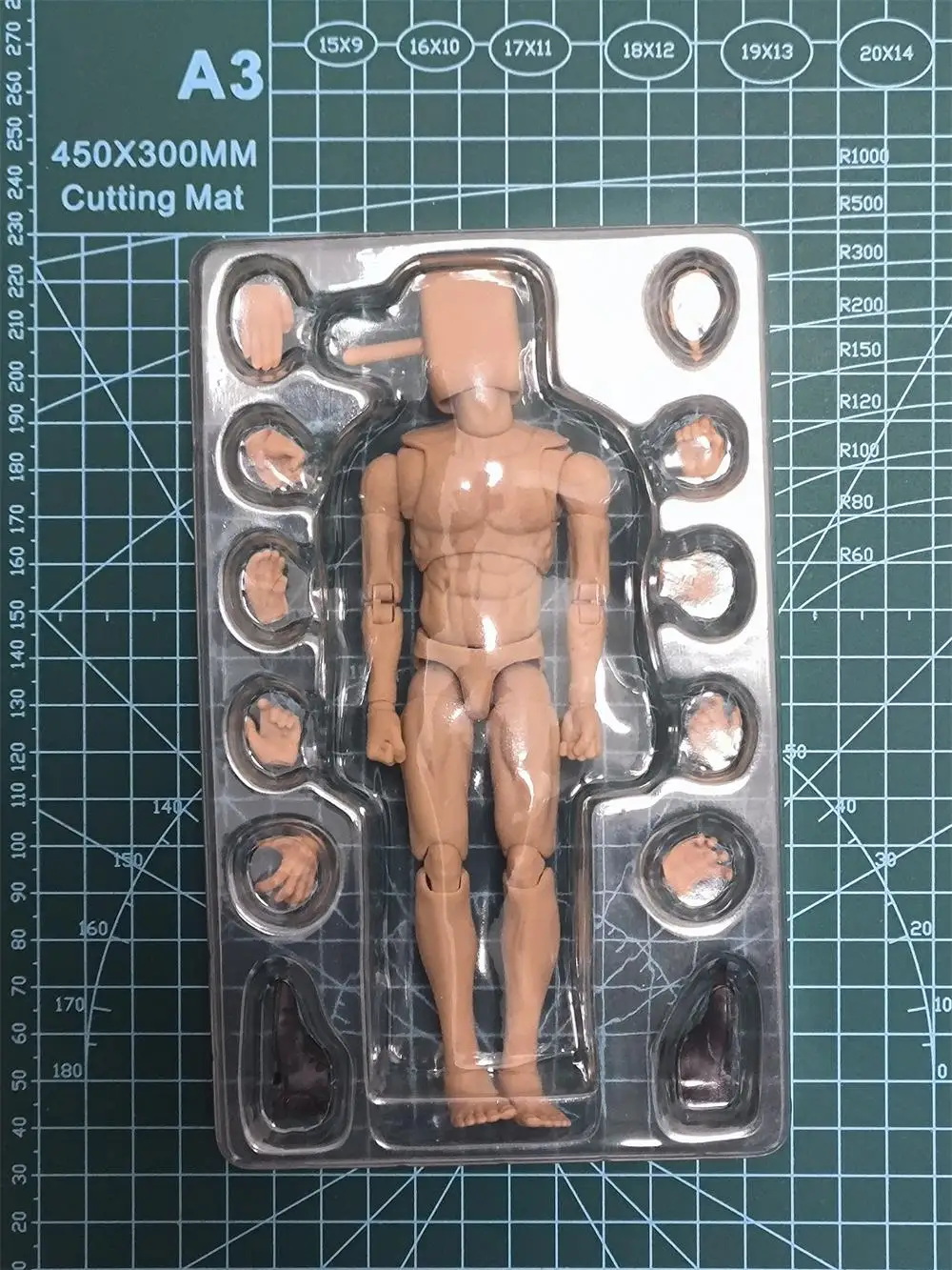 1/12 Notaman NT-02 NT-02W Wide Shoulder Version Flexible Action Figure with 12PCS Hand Solid Foot Head Model For 6" Accessories