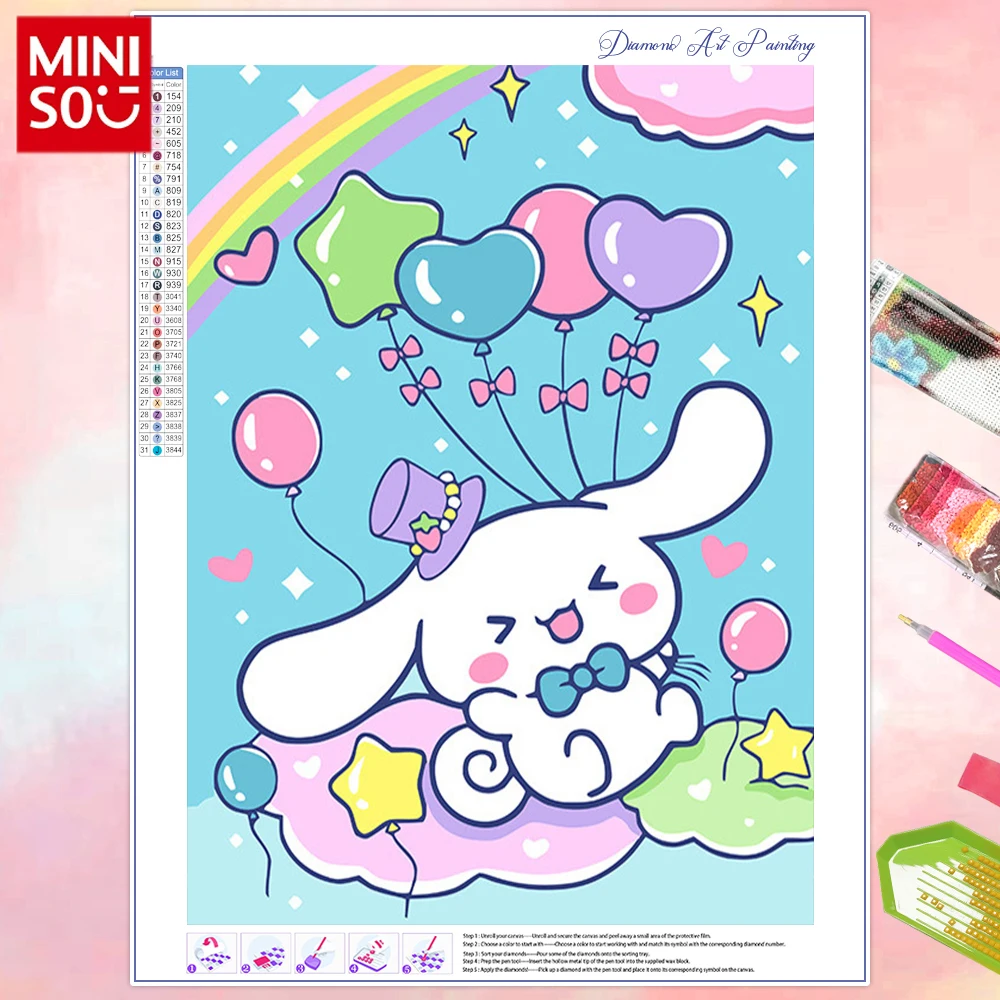 

5D Sanrio Diamond Painting Kuromi Cinnamoroll Cartoon Embroidery Cross Stitch Kits DIY Handmade Diamond Mosaic Art Gift