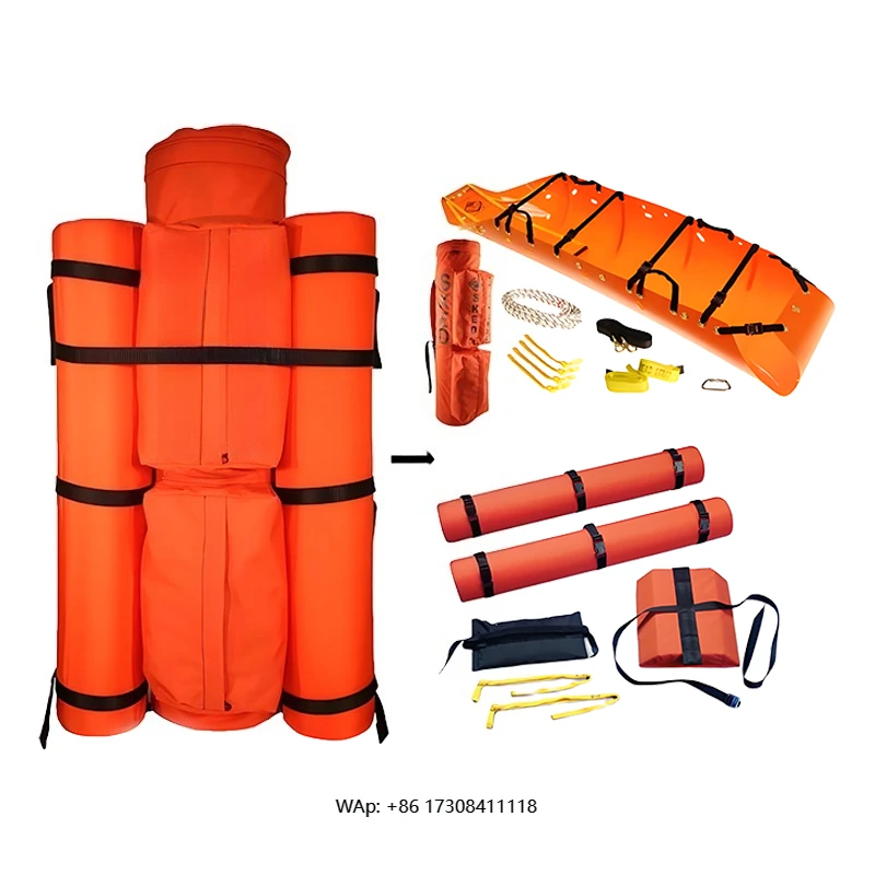 Reusable Professional Water Rescue Equipment  Multi-functional Life Raft  Foldable and Convenient