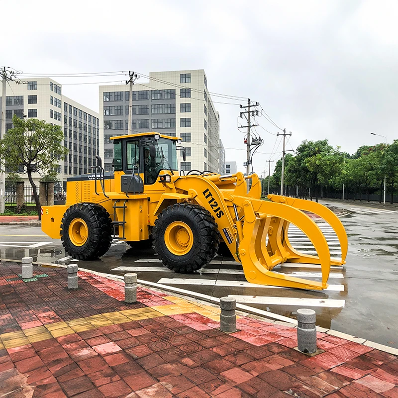 2025Горячая Распродажа, лисовое оборудование, гидравлический 12-тонный колесный погрузчик, виноградный погрузчик для дерева, погрузчик для лесного хозяйства