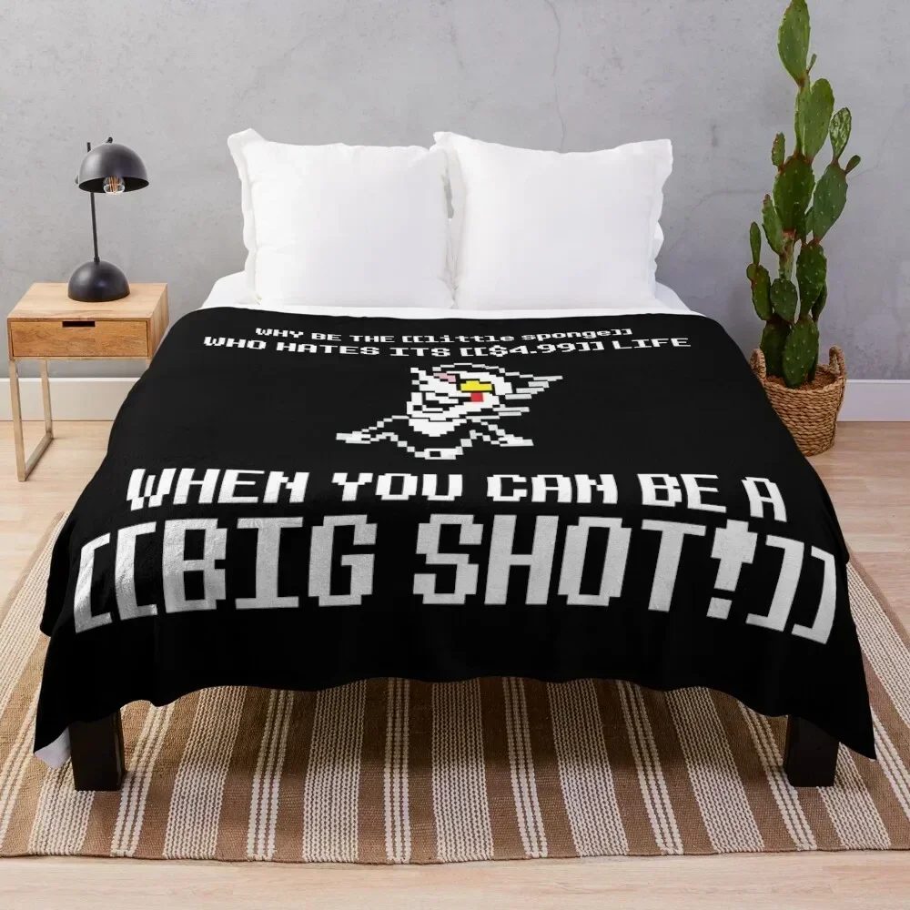 

YOUR CHANCE TO BE A BIG SHOT Throw Blanket Easy Care Comfortable Blanket for Couch