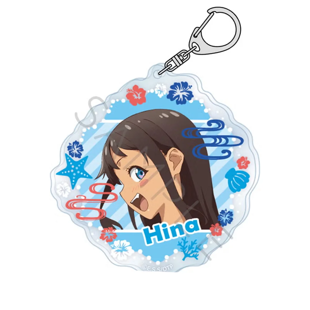 6CM The Okinawan girl I like speaks in dialect Keychain Model Cosplay Characters Ornament Accessories Goods Collection Gifts