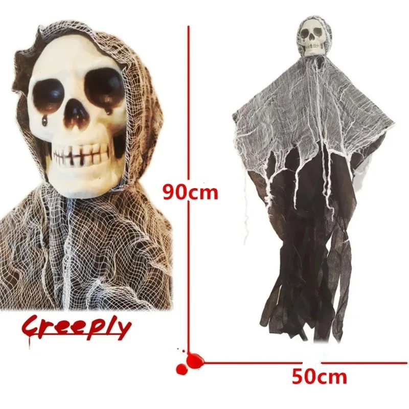 

Horror Schedel Hanger Variabele Vorm Halloween Prop Party Outdoor Spookhuis Bar Decoration Halloween decoration props