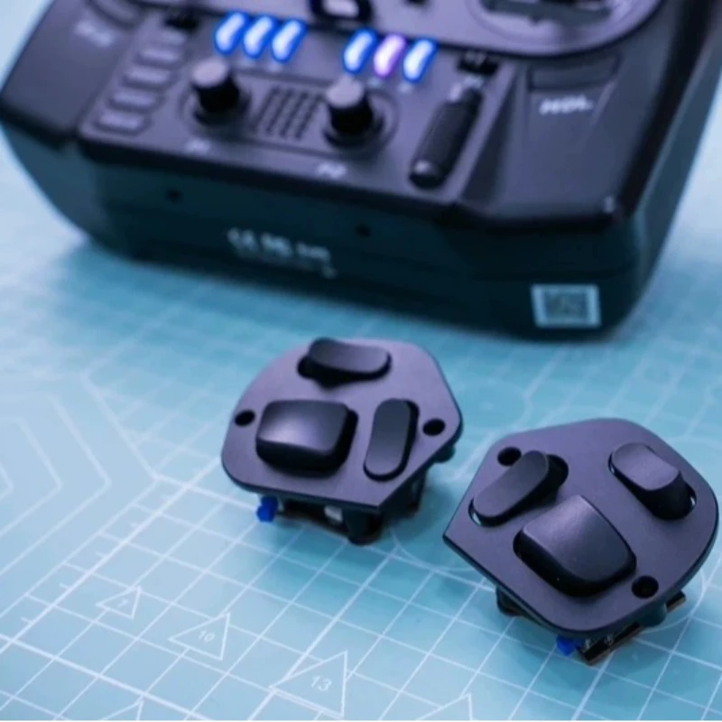 1Pair For RadioMaster GX12 Remote Controller Shoulder Button Module Plug-and-Play Replacement Switch DIY Modification Accessory