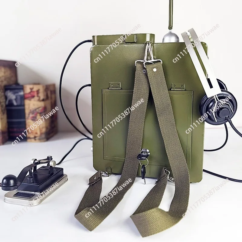 Telecom transmitter props model decorative ornaments real simulation sending original sound old object collection