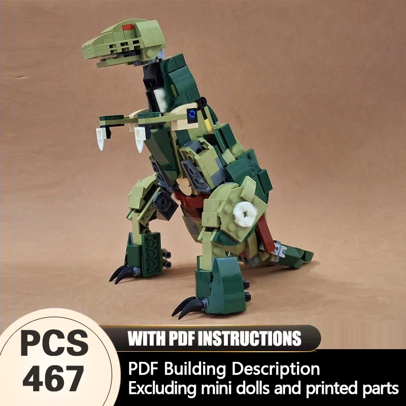 

Creators Animal Series Model MOC Building Bricks Large Dinosaur Modular Technology Gifts Holiday Assemble Children Toys Suit