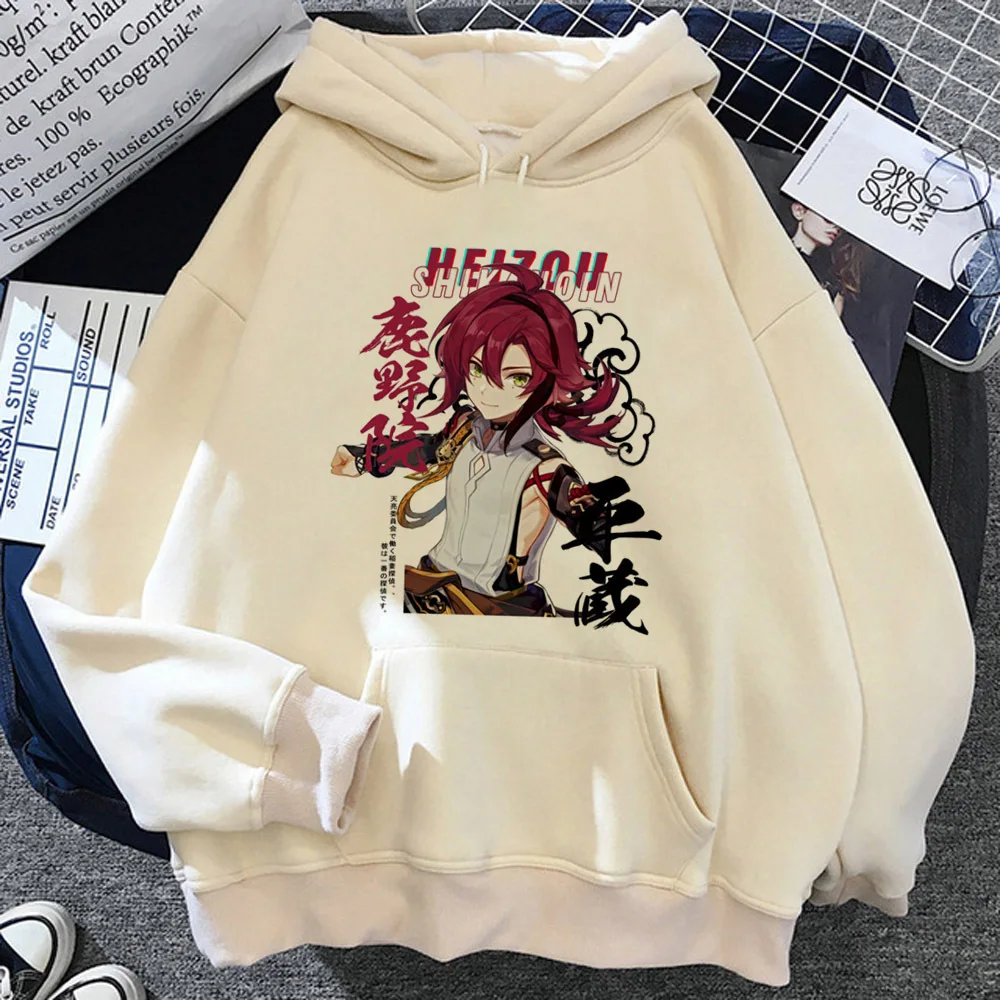 Genshin Impact hoodie elegant kawaii graphic comic patterned women hoddie tracksuits patterned graphic harajuku streetwear