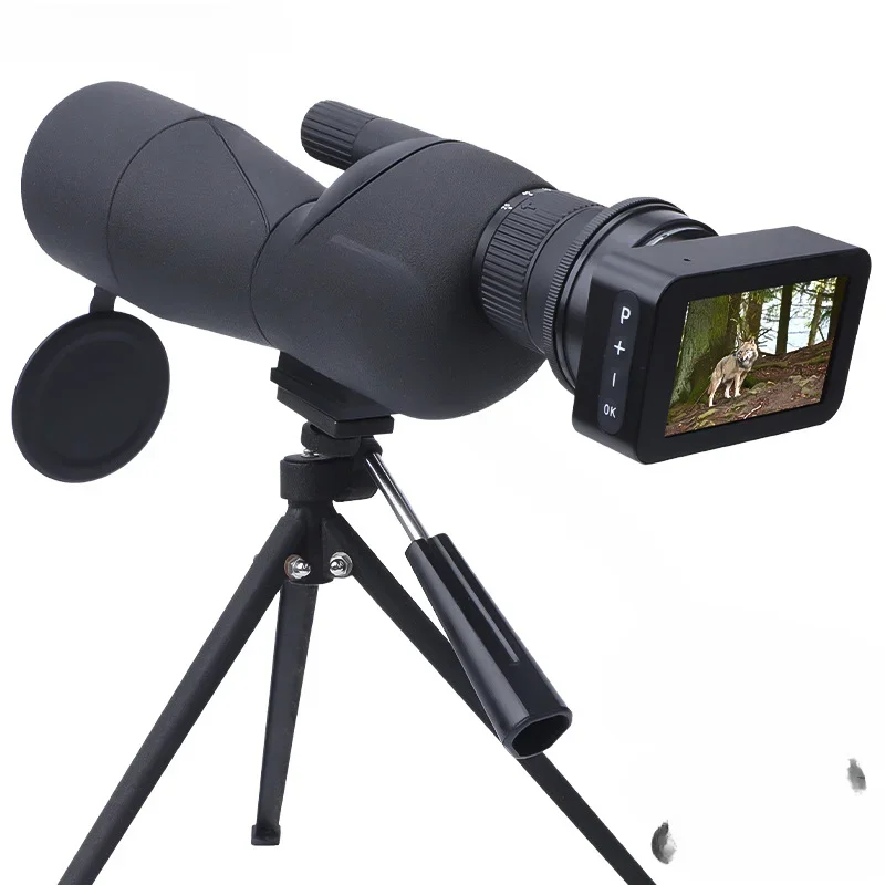 Binocular único para observación de aves, telescopio astronómico a todo color, 4K, ocular electrónico de alta definición, baja luz nocturna, venta al por mayor