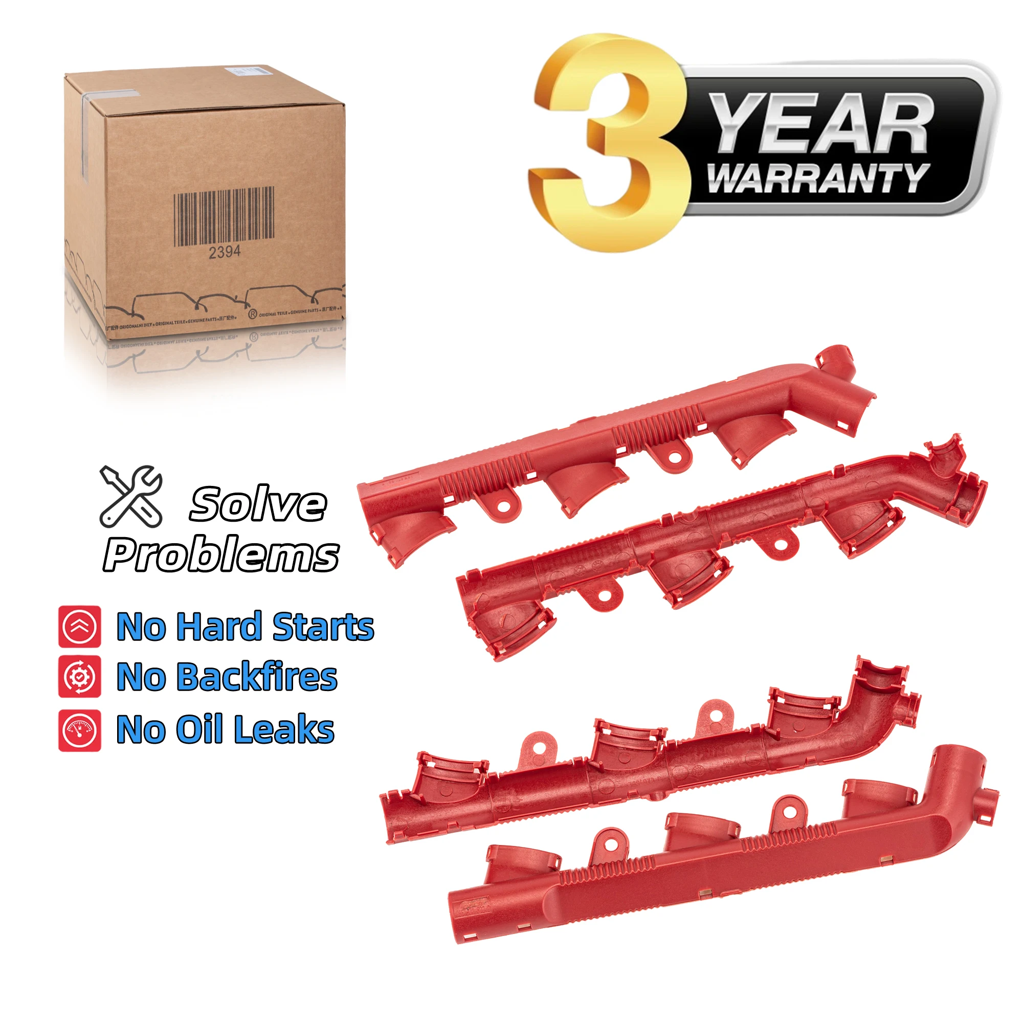 

Pair of Ignition Coil Wiring Harness Conduit 06E971821E,06E971821F,06E971822D For AUDI A4,A4,A6,A7,A8,Q5,Q7 2.8/3.0/3.2