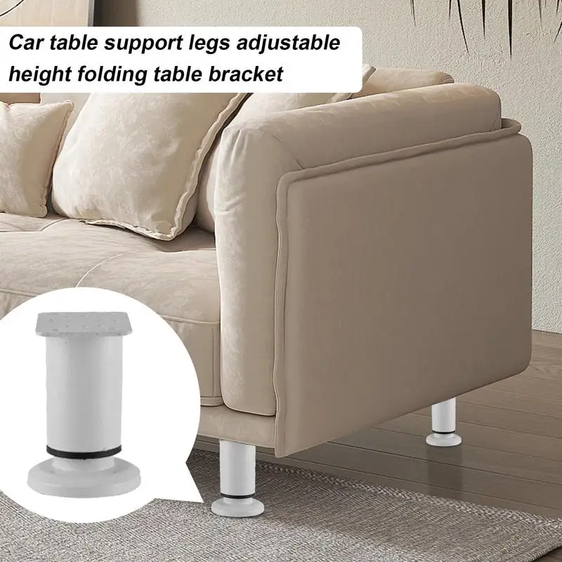 Retractable Cabinet Leg Car Table Metal Legs Adjustable Height Telescopic Support Legs For Bed Sofa Dresser Chair And Coffee