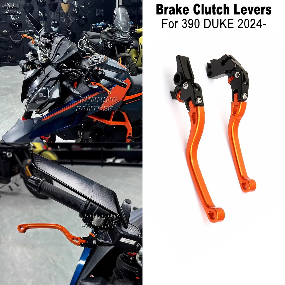 

New Motorcycle Accessories Orange Brake Clutch Levers Kit For 390DUKE 390 duke DUKE 390Duke 390 Duke 2024