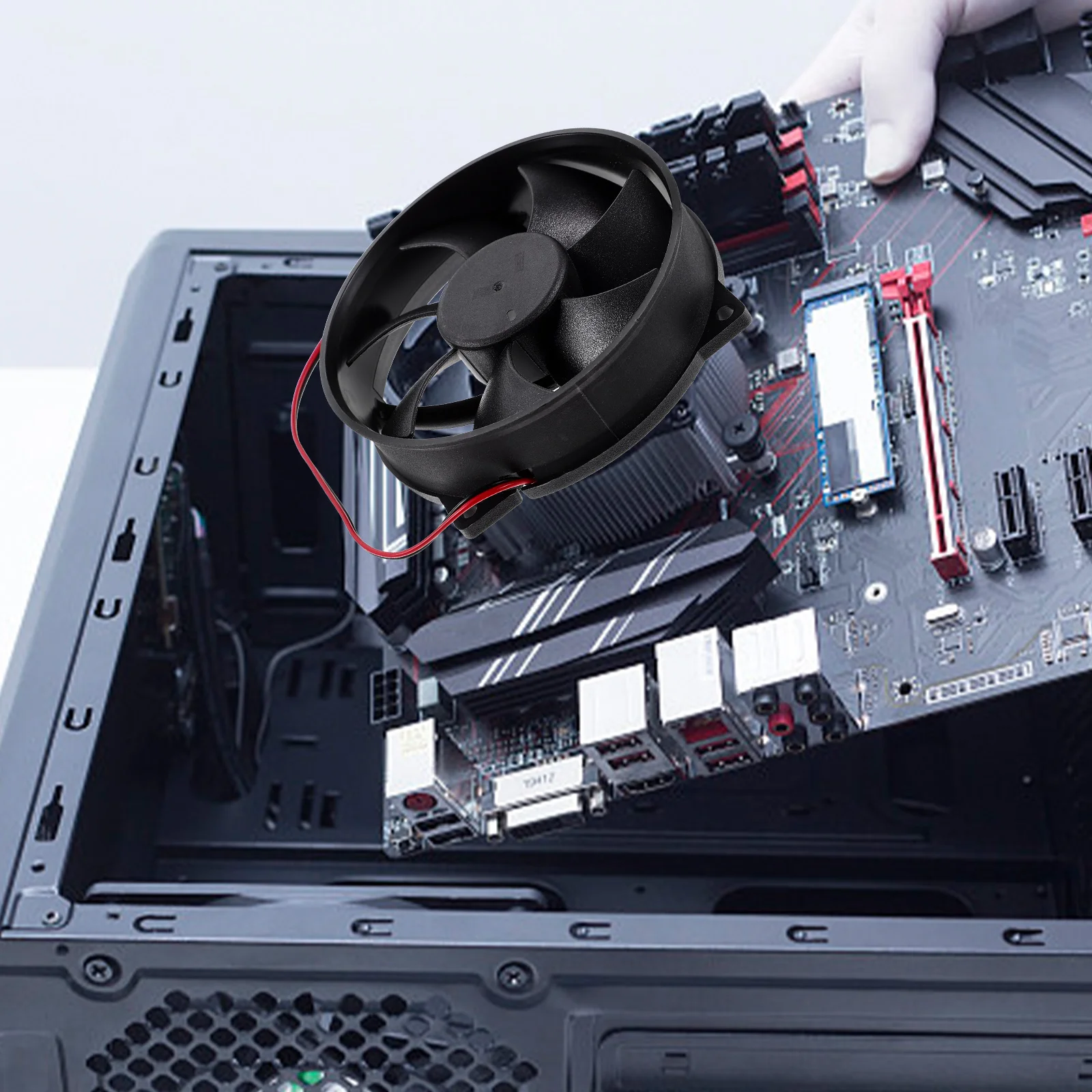 

Plastic Chassis Cooling Fan for Computer High Wind Pressure Large Low Noise Professional Air Cooler Laptop