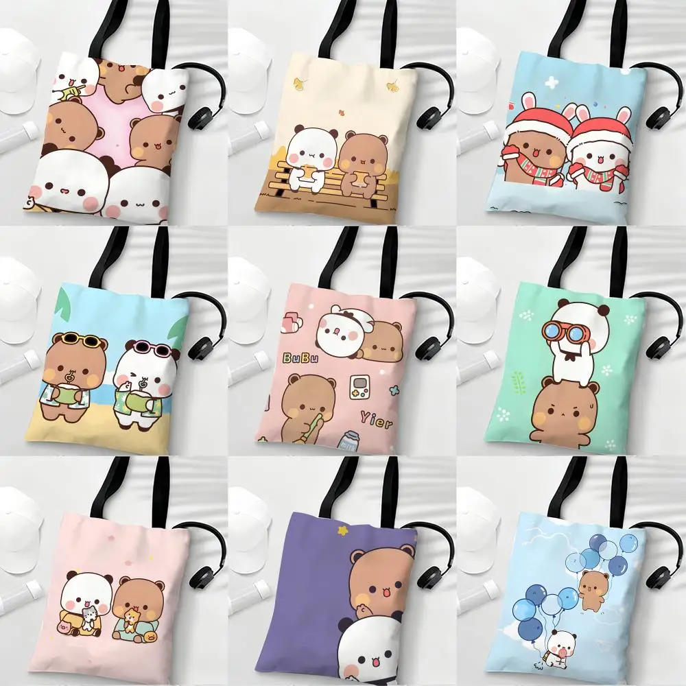 

Bubu Dudu Storage Bags Lightweight Eco Friendly Fashionable Multi Purpose Large Capacity Canvas Shoulder Tote