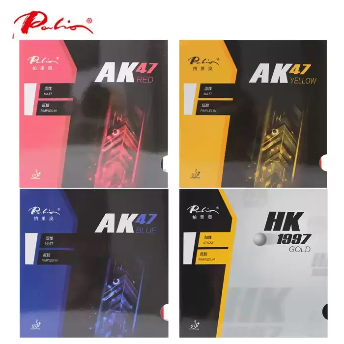 Palio  AK47 Red/Blue /Yellow sponge Table Tennis Rubber Loop Offensive RED BLUE YELLOW AK-47 AK 47 Spin Attack Ping Pong Sponge