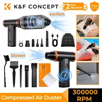 Soplador de aire y succión 2 en 1, plumero de aire eléctrico con recarga comprimida al vacío de 300000RPM para ordenador, teclado portátil, coche, limpieza de cámara