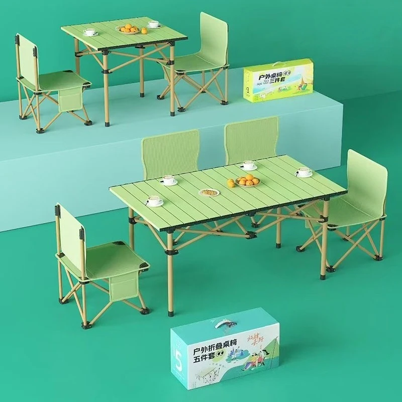 Table and chair gift box gift set folding three-piece set camping five-piece set giveaway outdoor activities