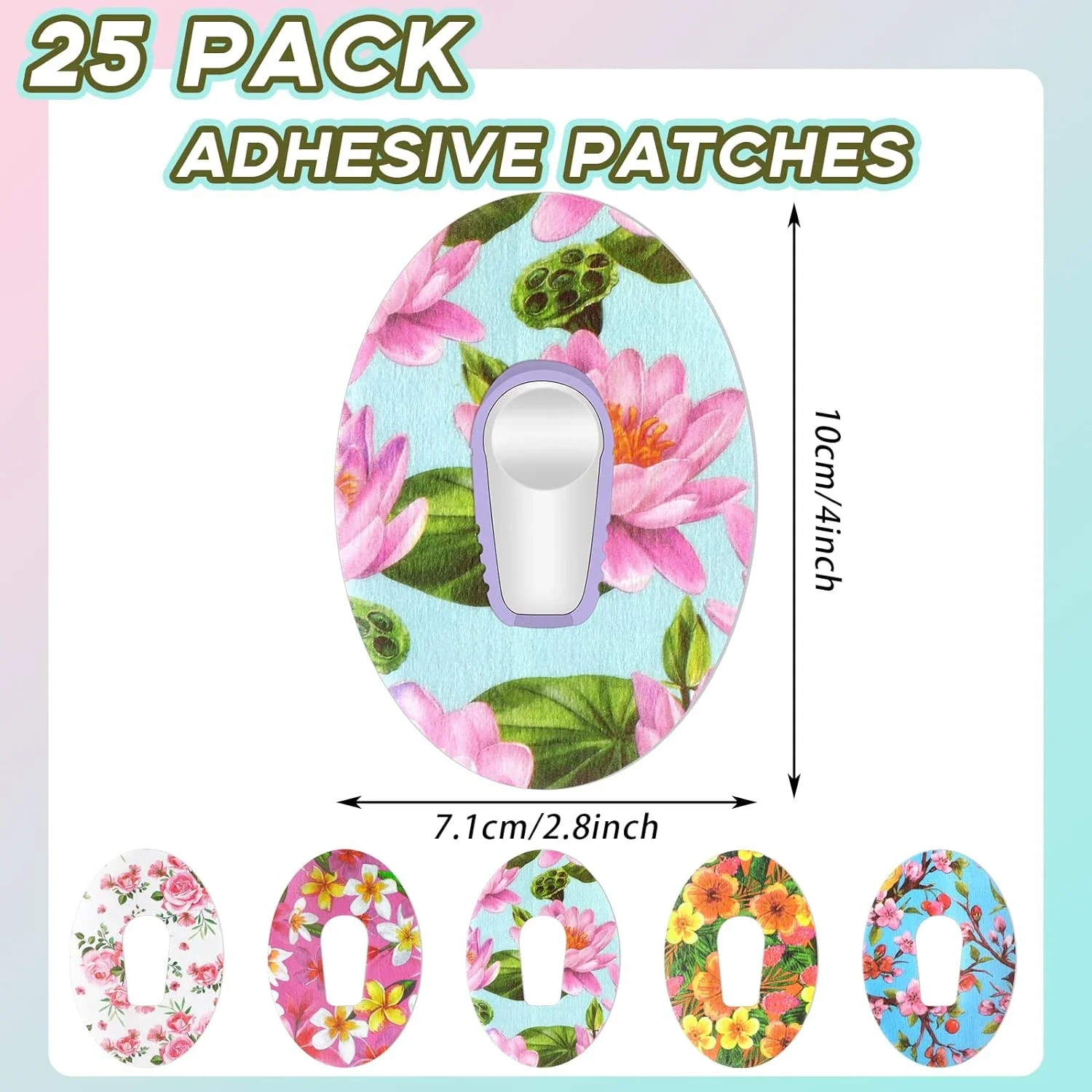 25PCS Enhance Your Monitoring Experience with Comfortable, Reliable, and Waterproof Adhesive Tapes for Long-lasting Dexcom G7