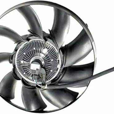 Внутри муфты вентилятора охлаждения радиатора автомобиля 2002-2012 гг.