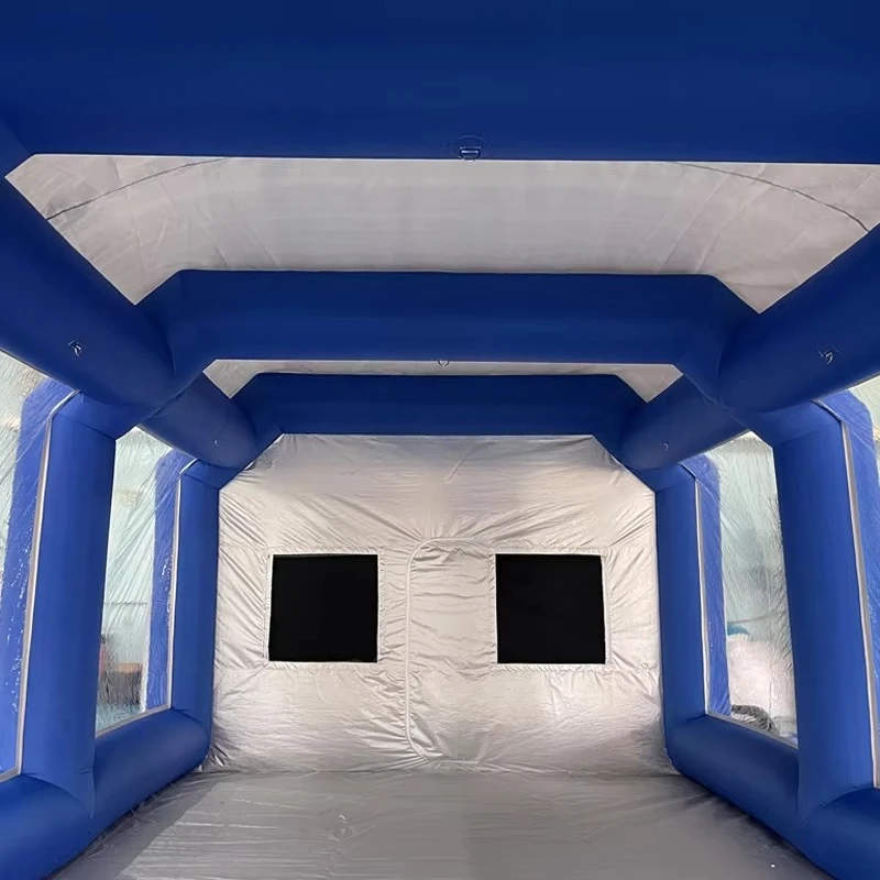 Outdoor Waterproof Portable Car Spray Tent Inflatable Paint Booth for Cars