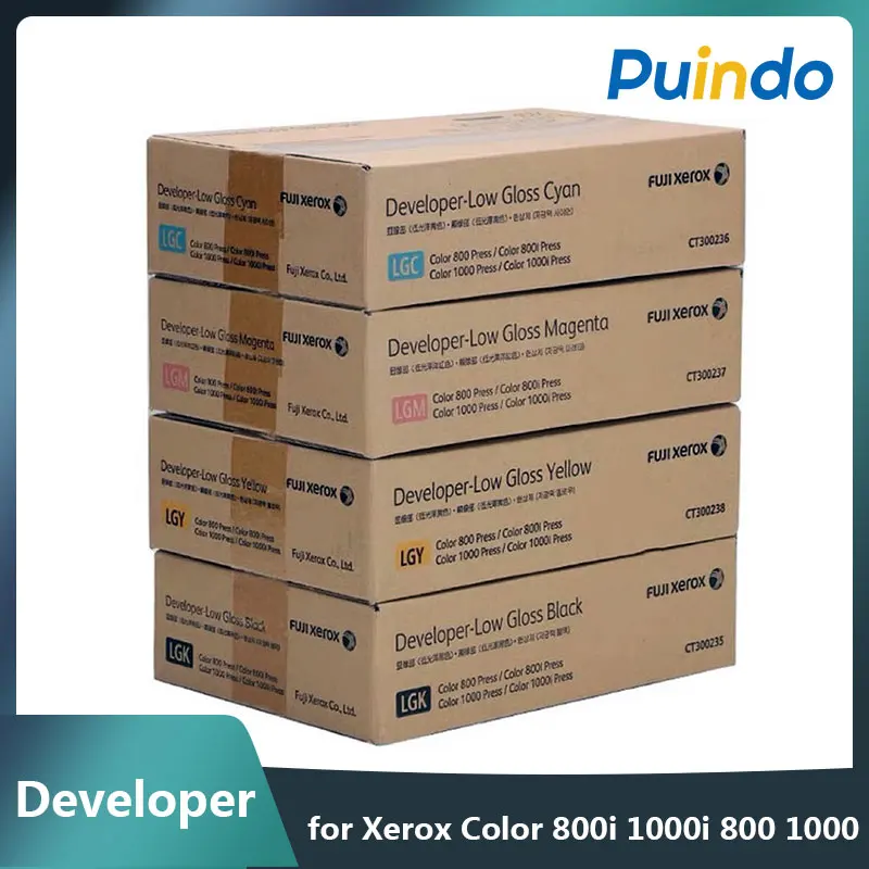 

Genuine CT300235 CT300236 CT300237 CT300238 C/M/Y/K Developer for Xerox Color 800i 1000i 800 1000 Press