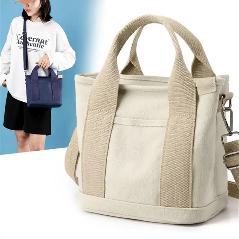 Nuova borsa a tracolla Casual di grande capacità borsa in tela impermeabile in Nylon borse a tracolla moda semplice per studentessa