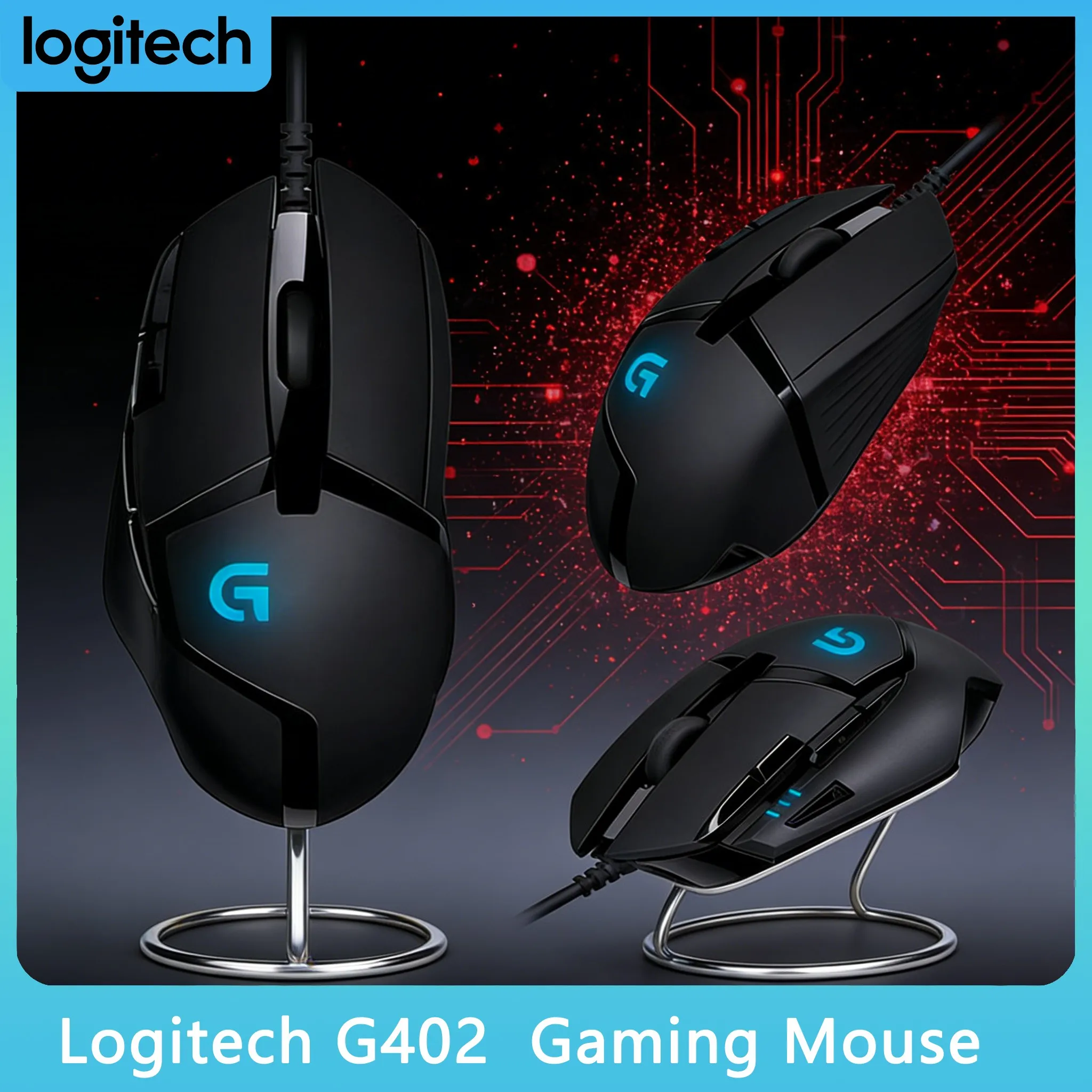 

Logitech G402 Hyperion Fury - Идеально подходит для соревновательной игры в Valorant