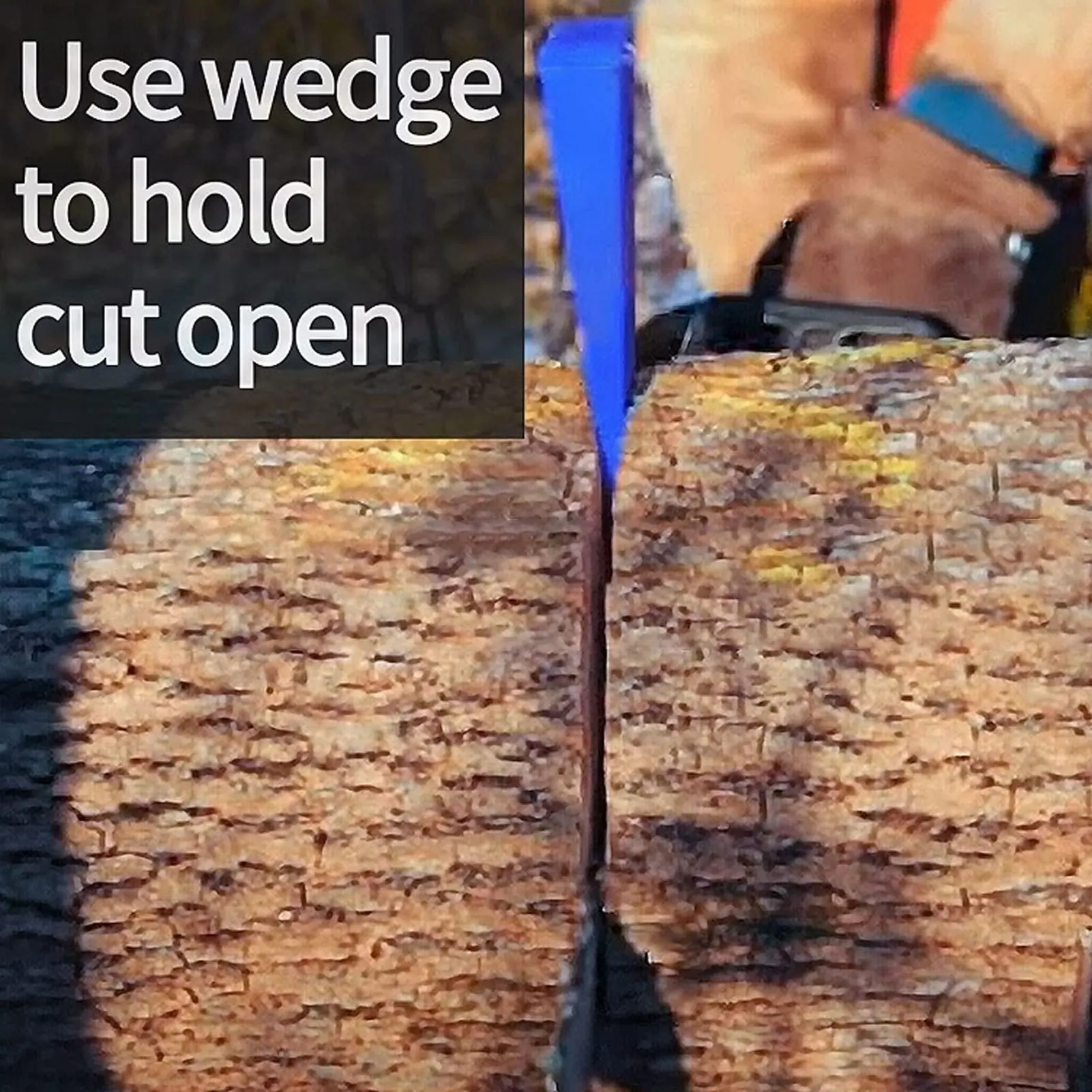 HOT Tree Felling Wedges with Spikes Spikes Design Providing Better Hold for Safe Tree Cutting Logging