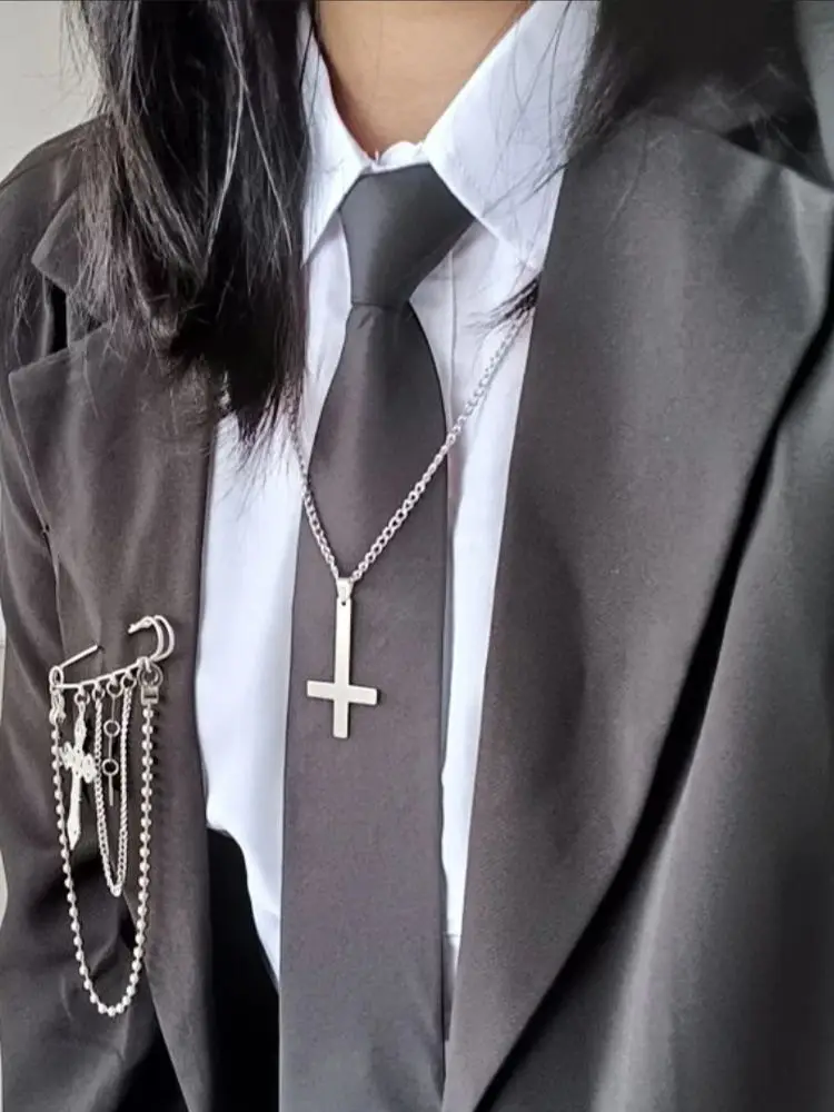 Collier pendentif croix pour hommes et femmes, bijoux fantaisie, gadgets JOBoy EDC, cadeaux pour amoureux, hommes et femmes