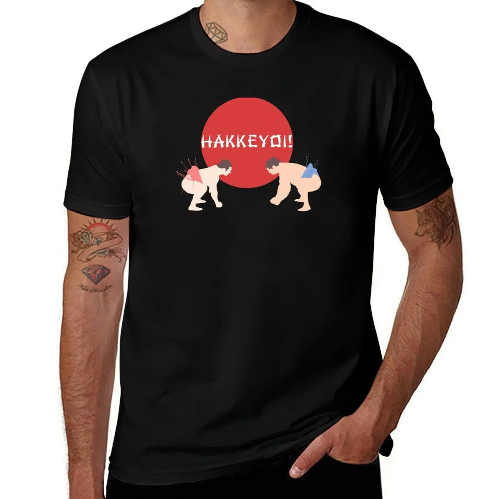 

Copia de Sumo fighters / rikishi hakkeyoi ! T-Shirt man t shirts for men funny t shirts cotton T-Shirt