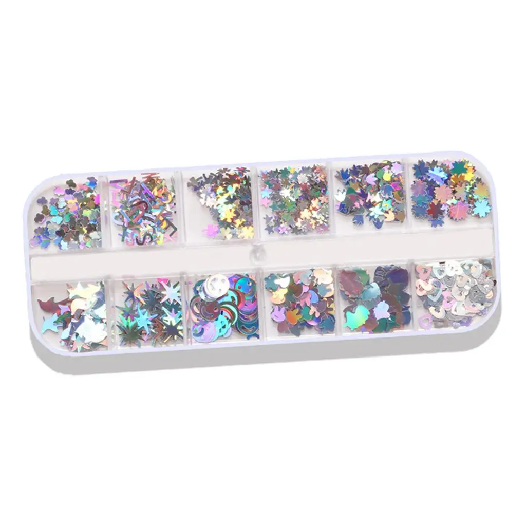 プロのDIYクラフトネイルパレット箔フレークネイルアート用品